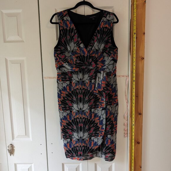 Unique patterned dress Banana Republic 12 - Picture 1 of 10